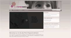 Desktop Screenshot of filmspreparonsdemain.com